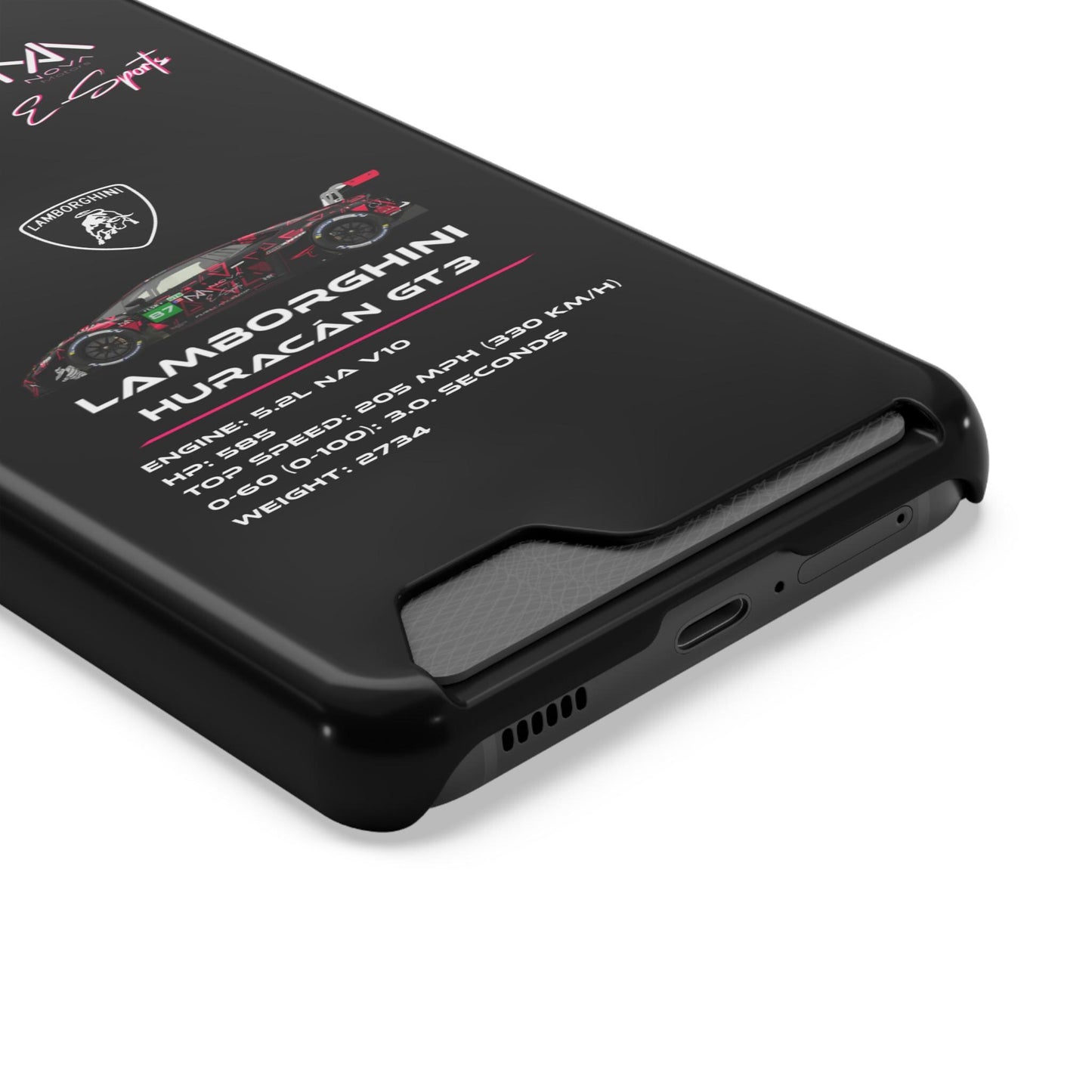 NOVA E-Sports Huracán GT3 Phone Case With Card Holder