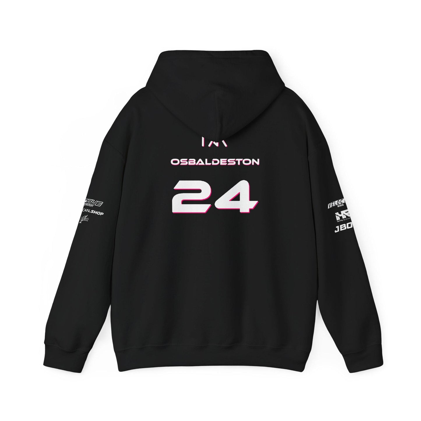 NOVA E-Sports Noah Osbaldeston 24 Driver Hoodie - Unisex Sweatshirt, Gaming Fan Apparel, Esports Gift, Team Hooded Jumper, Gamer Present