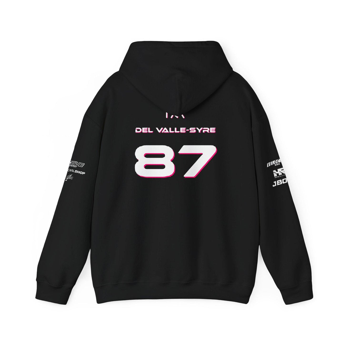 NOVA E-Sports Aiden Del Valle-Syre 87 Driver Hoodie - Unisex Gamer Sweatshirt, Gaming Fan Apparel, Esports Gift, Personalized Gaming Jacket,