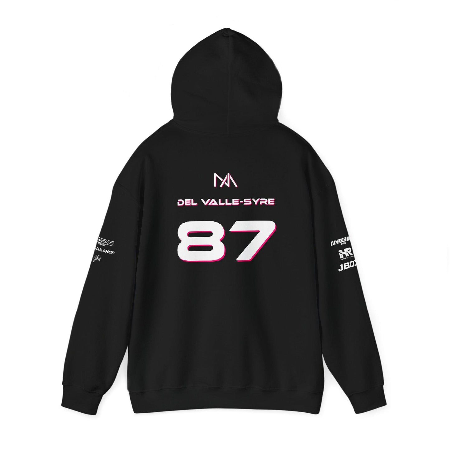 NOVA E-Sports Aiden Del Valle-Syre 87 Driver Hoodie - Unisex Gamer Sweatshirt, Gaming Fan Apparel, Esports Gift, Personalized Gaming Jacket,