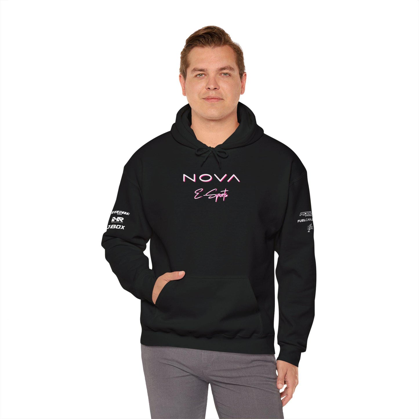 NOVA E-Sports Noah Osbaldeston 24 Driver Hoodie - Unisex Sweatshirt, Gaming Fan Apparel, Esports Gift, Team Hooded Jumper, Gamer Present