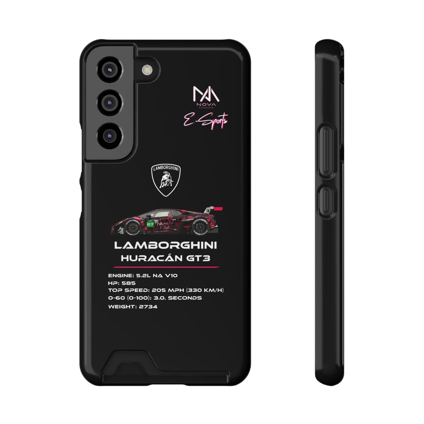 NOVA E-Sports Huracán GT3 Phone Case With Card Holder