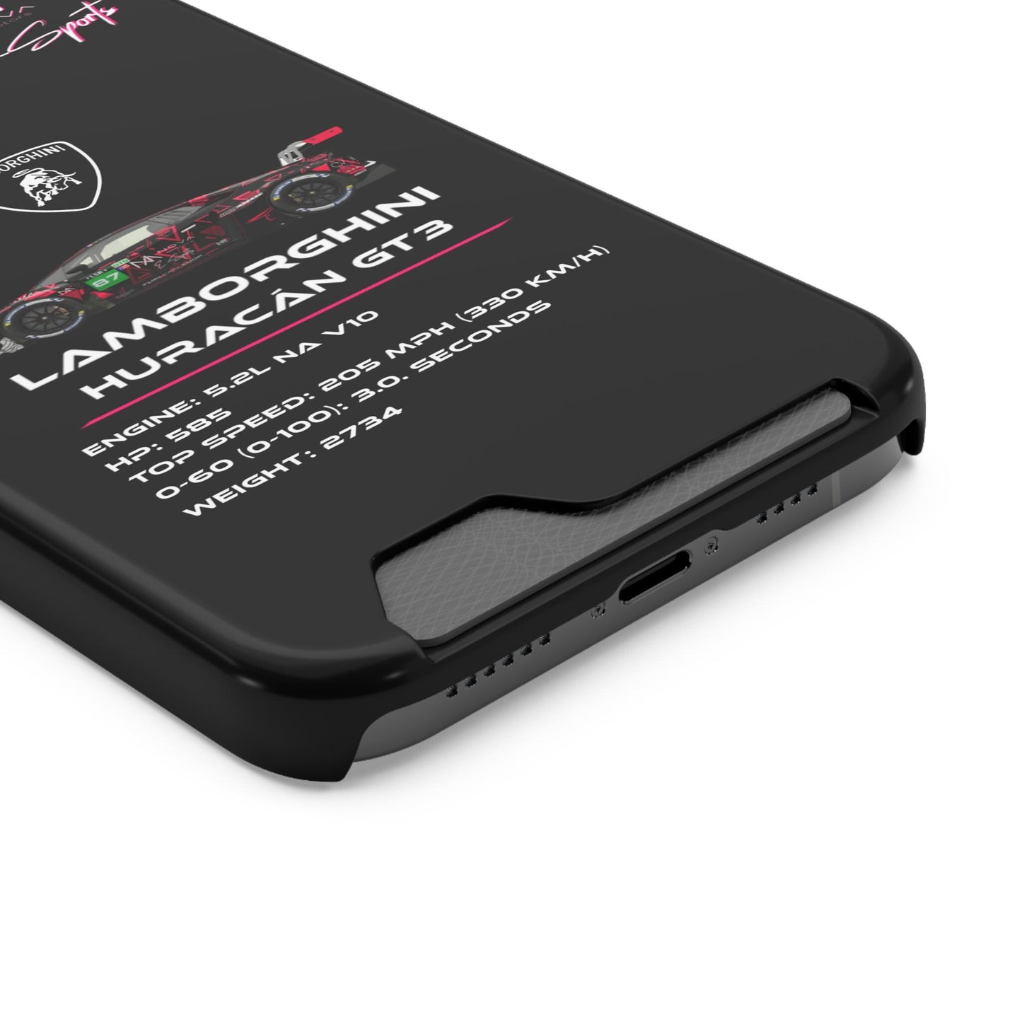 NOVA E-Sports Huracán GT3 Phone Case With Card Holder